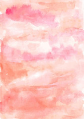 Red Sky Texture Watercolor Paint Background