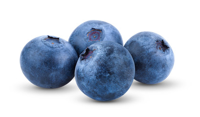 Fresh blueberry  isolated on white background