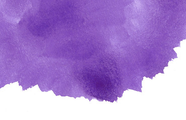 Purple watercolor oval backdrop. Universal background for design.