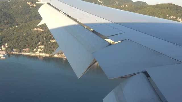 Landeanflug auf Korfu