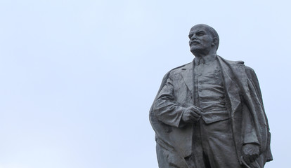 Fototapeta premium Monument to Lenin, during the reign of the USSR.