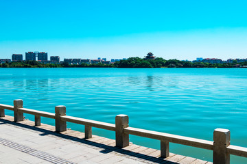 West Lake in Quanzhou, China.