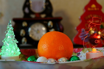 orange and background
