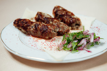 Lula-kebab of lamb