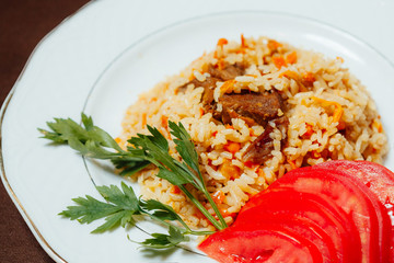 pilaf with beef