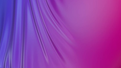 Animated texture in 4k. 3D animation of red violet gradient of wavy cloth surface that forms ripples like in liquid surface or folds in tissue. Red purple silky fabric with folds in slow motion. 21 - Powered by Adobe