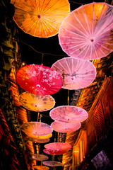 umbrella lights in China