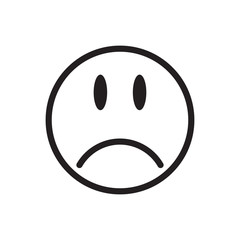 Emoticon icon logo vector design template