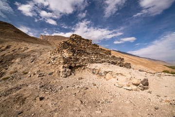 Vrang budhist stupa in Tajikistan