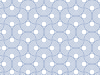 Obraz premium linear vector pattern, linear circle shape 