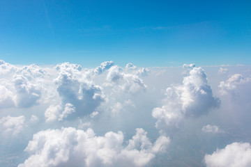 white clouds in the sky