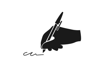 Modern writing icon vector