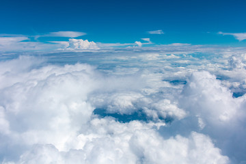 blue sky with clouds