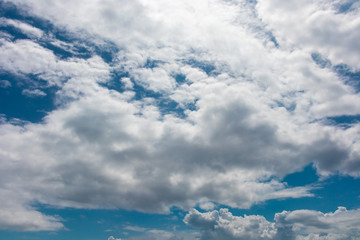 blue sky and white clouds