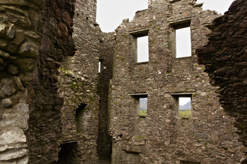 Kilchurn Castle - interior views - I - Scotland