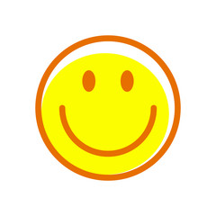 Emoticon icon logo vector design template
