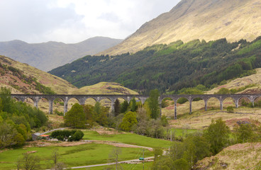 Obraz premium Wiadukt Glennfinnan - Loch Shiel - Szkocja