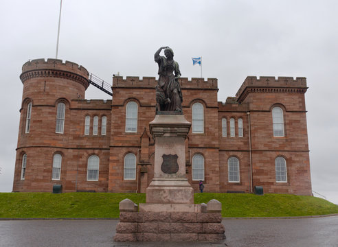Inverness Castle - front view - Scotland