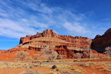 Rock formations of Capitol Reef National Park