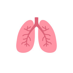 Fototapeta premium lungs doodle icon, vector illustration
