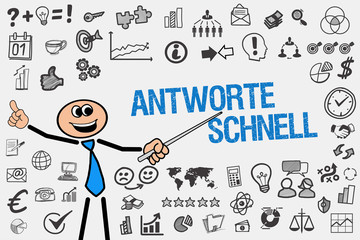 Antworte schnell