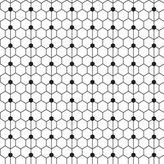 Seamless pattern geometric.Black and white background.Design for background