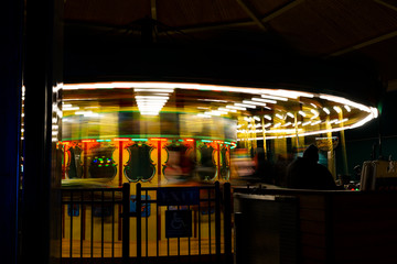 carousel at night