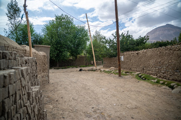 Streets of Ishkashim in Afghanistan