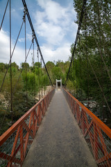 Obraz premium Suspension bridge in Ishkashim, Afghanistan