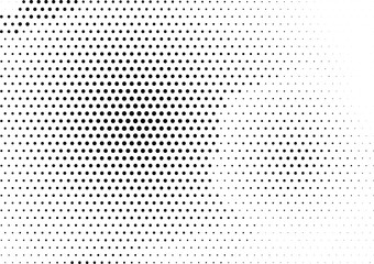 Abstract halftone dotted background. Monochrome grunge pattern with dot and circles.  Vector modern pop art texture for posters, sites, business cards, cover, postcards, labels, stickers layout.