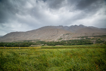 View in Wakhan Corridor in Afghanistan