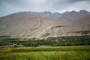 View in Wakhan Corridor in Afghanistan