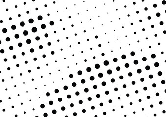 Abstract halftone dotted background. Monochrome pattern with dot and circles.  Vector modern pop art texture for posters, sites, business cards, cover postcards, interior design, labels, stickers.