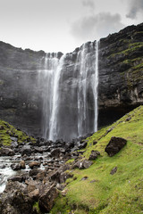 Fossa Waterfall Faroe Islands