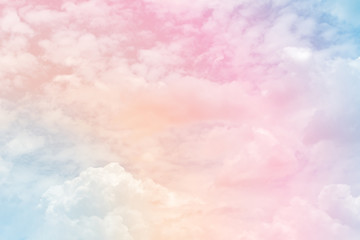 cloud background with a pastel colour