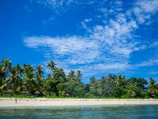 tropical island in the sea