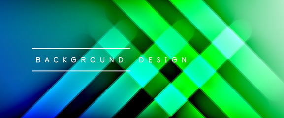 Fototapeta premium Dynamic trendy fluid color gradient abstract background with flowing wave lines. Vector Illustration