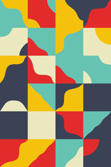Colorful Geometry Vector Pattern