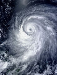 Eye of the Hurricane. Hurricane on Earth. Typhoon over planet Earth.. Category 5 super typhoon...