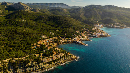 the town of Sant elm, Majorca, Spain