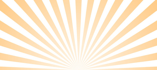 Sun ray retro background vector burst light. Sunrise or sunset retro design