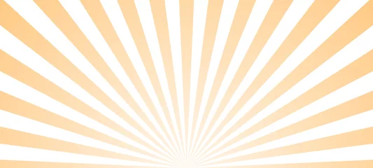 Poster Sun ray retro background vector burst light. Sunrise or sunset retro design © kolonko