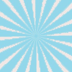 Sun rays background or Blue color burst background: Pop Art Style. Use for App, Postcards, Packaging, Items, Websites and Material-illustration.