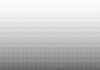 Abstract halftone dotted background. Monochrome pattern with square.  Vector modern futuristic texture for posters, sites, business cards, postcards, interior design, labels and stickers.