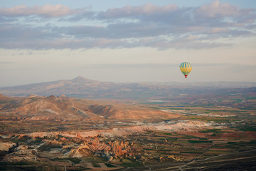A great attraction of Cappadocia is ballooning. Cappadocia is known worldwide as one of the best places for ballooning. Goreme, Cappadocia, Turkey.
