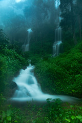 Photo of of waterfall at monsoon in Kerala 