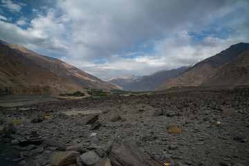 Nature in Wakhan Corridor in Afghanistan