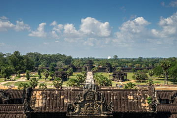 Fototapeta na wymiar Angkor Wat Temple Siem Reap Cambodia