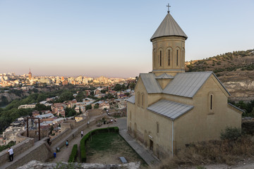 Fototapeta na wymiar Church in Old Tbilisi