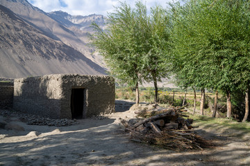 Village in Wakhan Corridor in Afghanistan